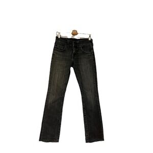 True Religion Womens Low Rise Bootcut‎ Jeans Size 28 Black Gray Wash Denim